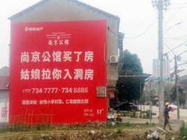 荔波墙体广告在乡镇、农村市场的媒体优势
