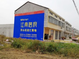 荔波农村墙体广告在不同形式上面展现的不同特色
