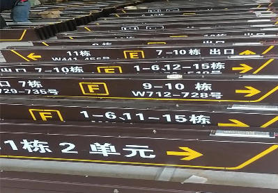 荔波广告标识中，常见的几种安装方式。